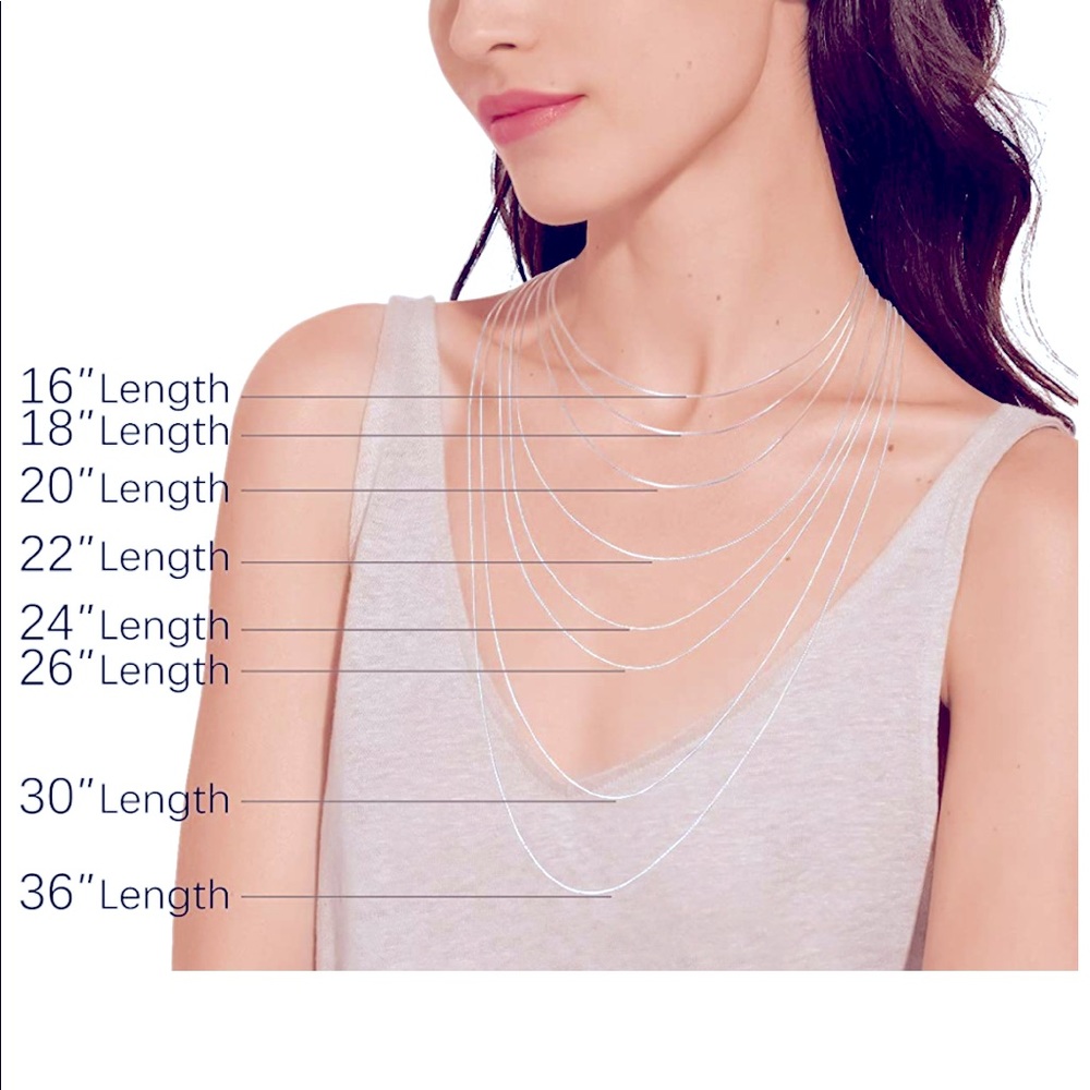 Necklace Length Guide 😊 Not for Sale!